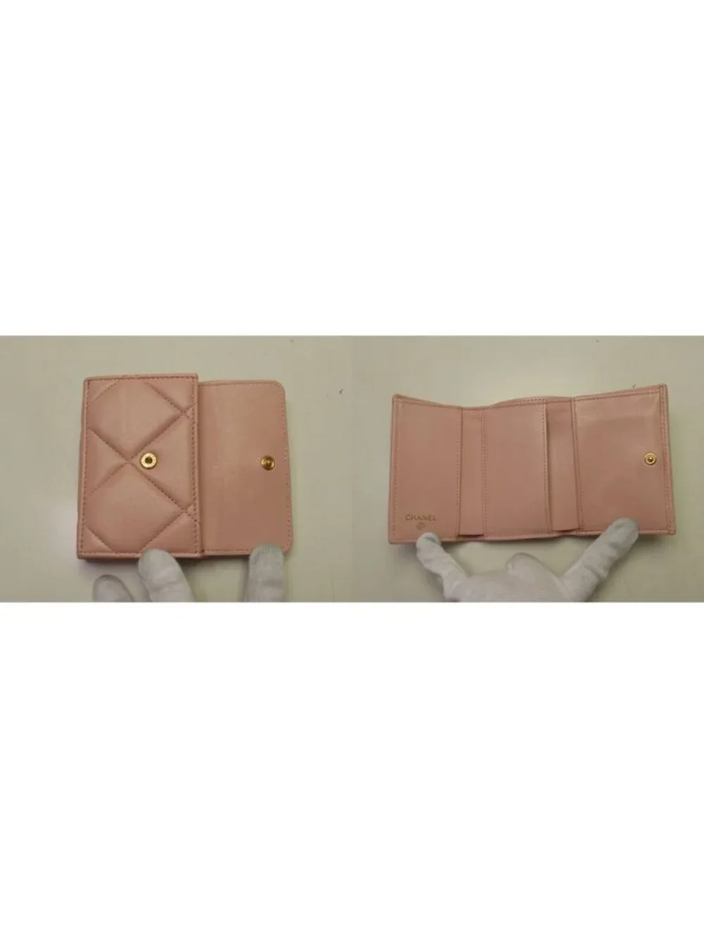 Chanel Lambskin 19 Trifold Wallet